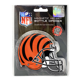 NFL helmet bottle opener packaged image
