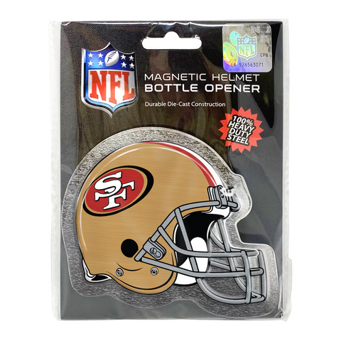 San Francisco 49ers Helmet Bottle Opener