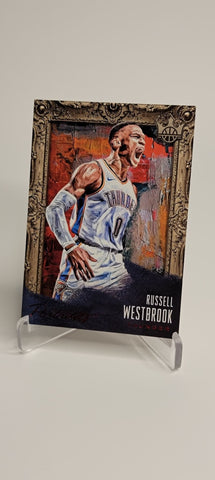 2018-19 Panini Court Kings Russell Westbrook Portraits Red Insert 8 #'d 26/99! - 2018-19 Panini Court Kings Russell Westbrook Portraits Red Insert 8 #'d 26/99!